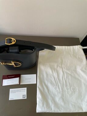 Gucci Arabella 73 Black Leather shoulder bag
